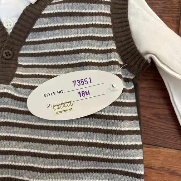 Baby Boy Clothes New with Tags Boutique Collection 18 Month 3pc Dressy Outfit - Picture 4 of 12